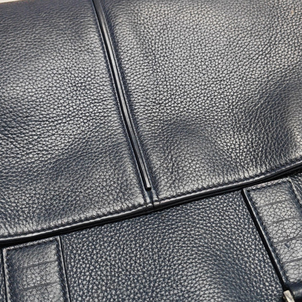 Calfskin Shoulder Bag Blue