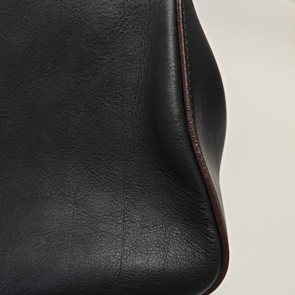Calfskin Shoulder Bag Black