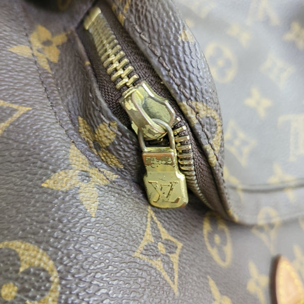 MONTSOURIS GM Monogram Coated Canvas Brown