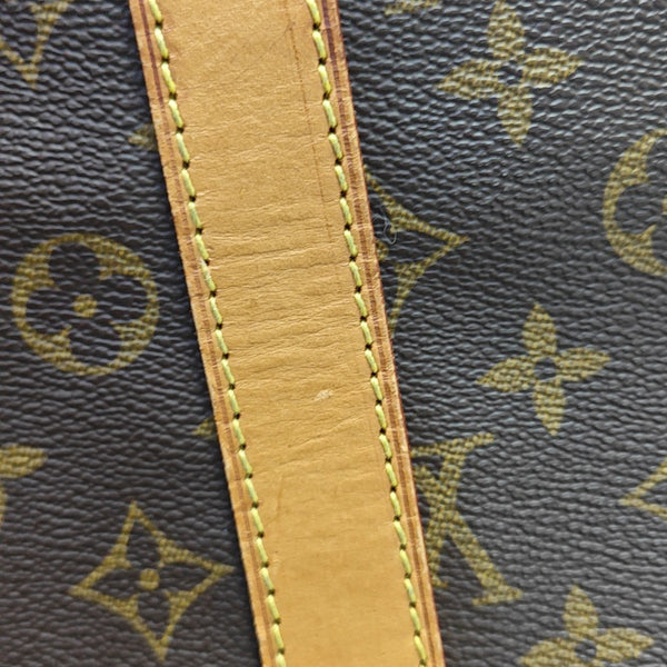 SAC SOUPLE 55 Monogram Coated Canvas Brown