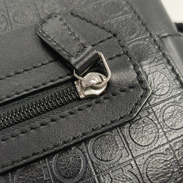 Calfskin Shoulder Bag Black