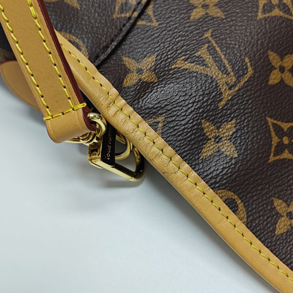 DIANE Monogram Coated Canvas Brown