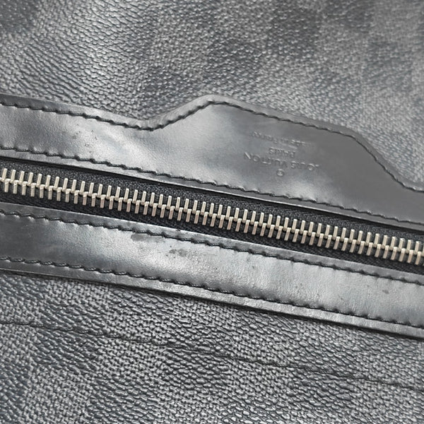 DANIEL Damier Graphite Coated Canvas Gray