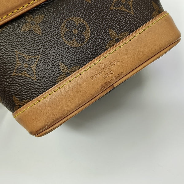 NOÉ Nano Monogram Coated Canvas Brown