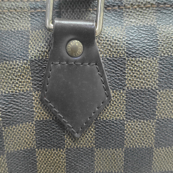 SPEEDY 25 Damier Ebene Coated Canvas Brown