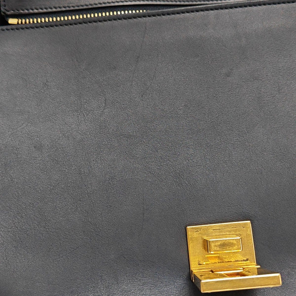 TRAPEZE Medium Calfskin Blue