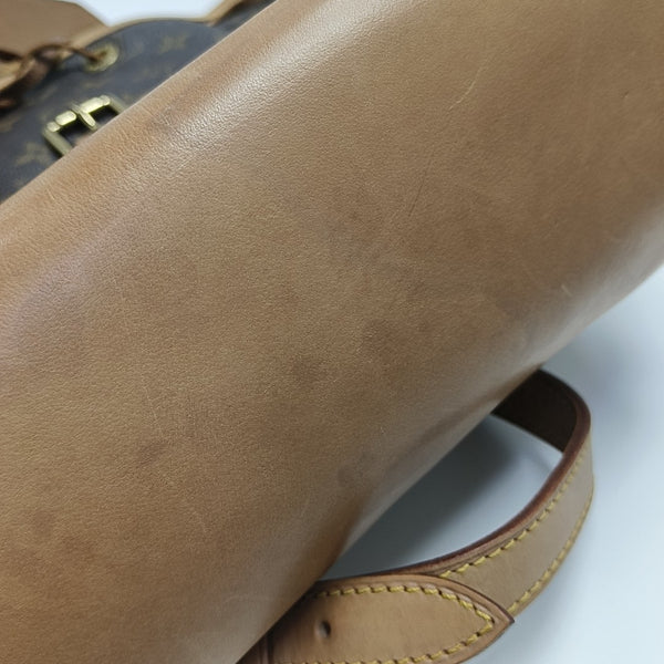 MONTSOURIS MM Monogram Coated Canvas Brown