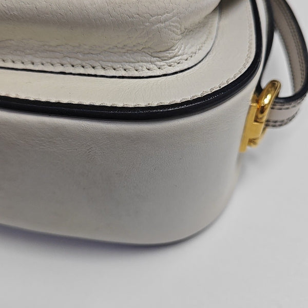 Calfskin Shoulder Bag White
