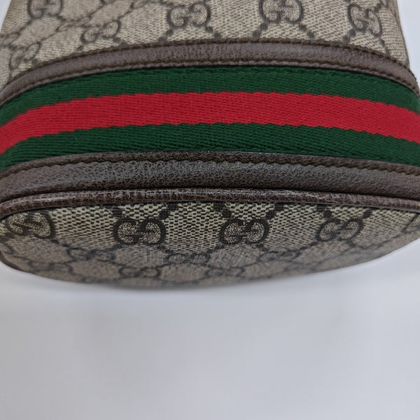 Ophidia Mini Monogram Coated Canvas Beige