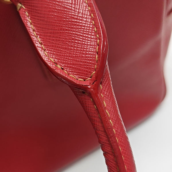 Suitcase Saffiano Calfskin Red