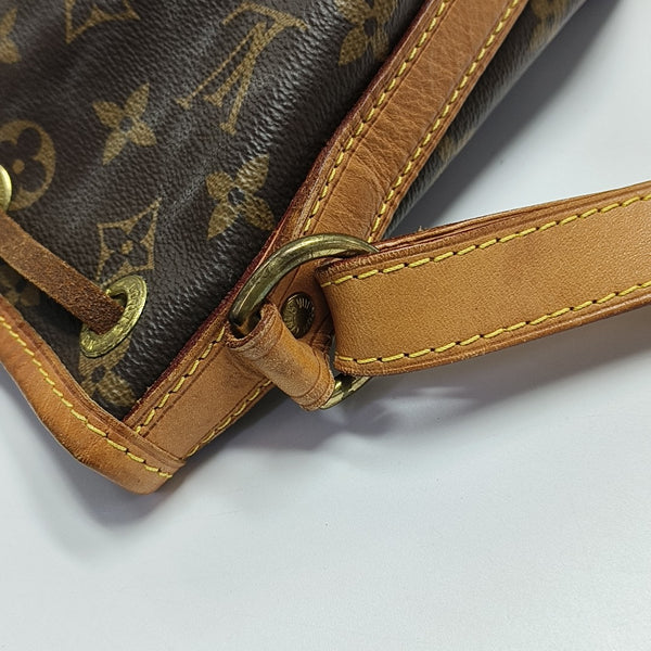 NOÉ BB Monogram Coated Canvas Brown