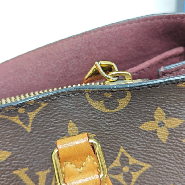 FLOWER Monogram Coated Canvas Brown