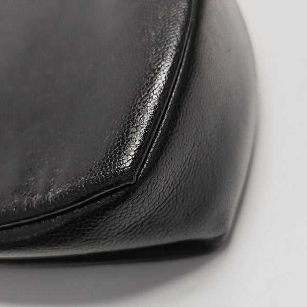 Calfskin Shoulder Bag Black