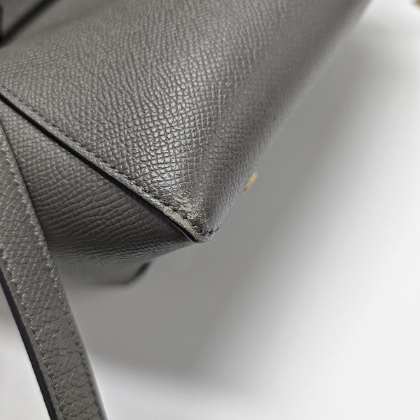BELT Mini Calfskin Gray