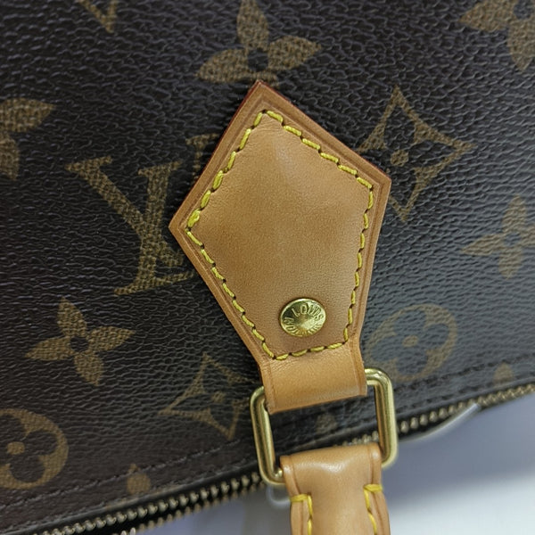 SPEEDY 30 Monogram Coated Canvas Brown
