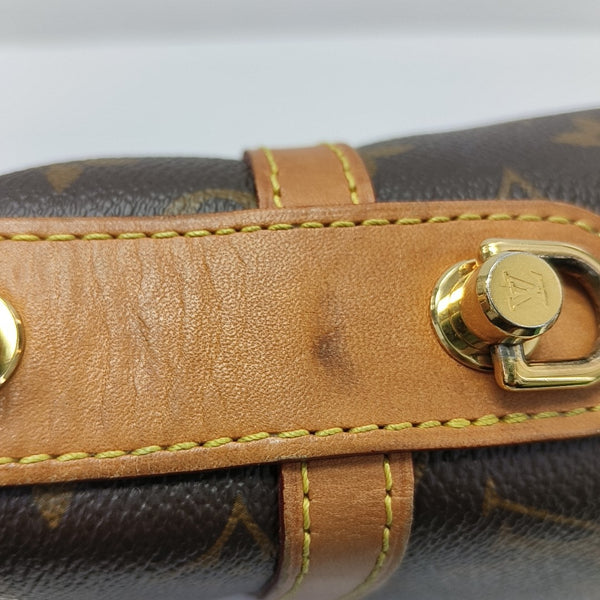 DUFFLE Monogram Coated Canvas Brown