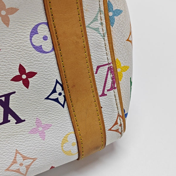 LV × TM PRISCILLA Monogram Coated Canvas White