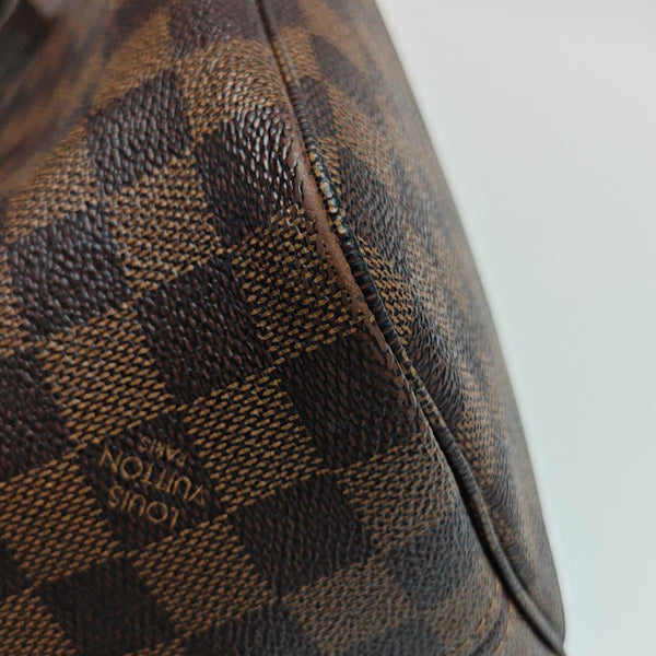 NEVERFULL MM Damier Ebene Coated Canvas Brown