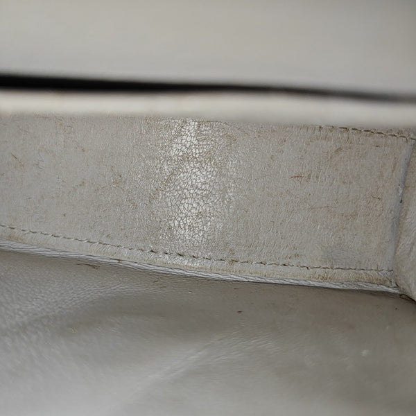 Hourglass Mini Calfskin White