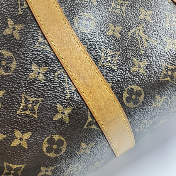 SAC SOUPLE 55 Monogram Coated Canvas Brown