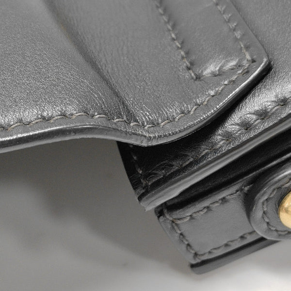 Calfskin Shoulder Bag Black