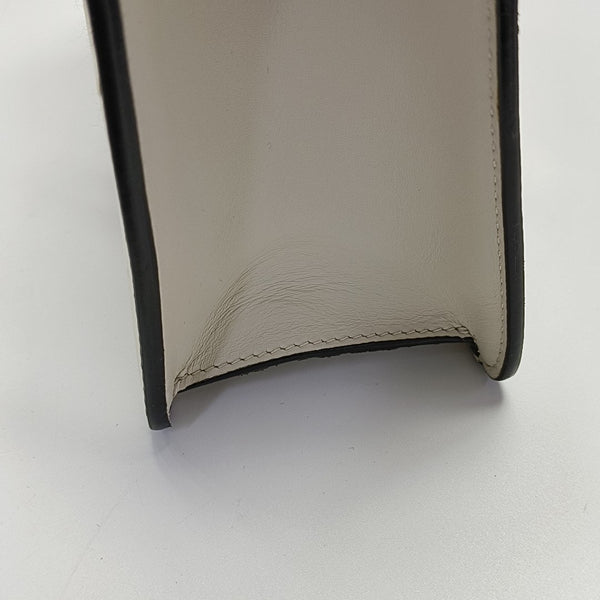 Sylvie Mini Calfskin White