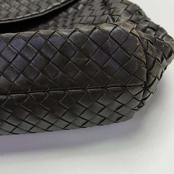 Calfskin Top Handle Bag Brown