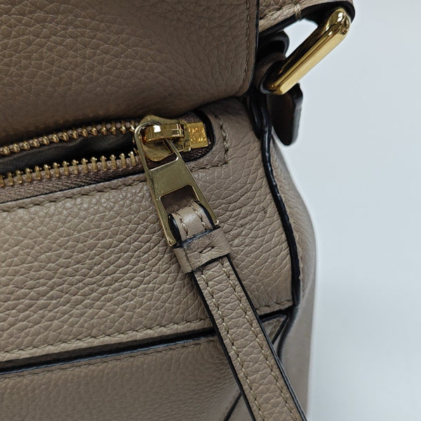 Puzzle Small Calfskin Beige