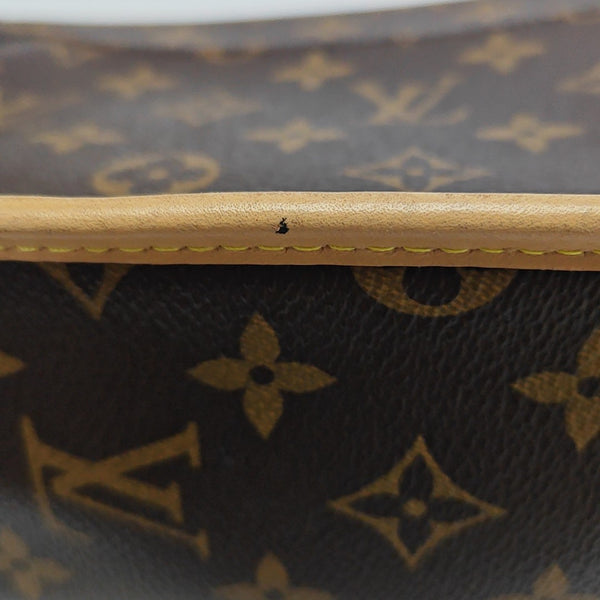 DIANE Monogram Coated Canvas Brown