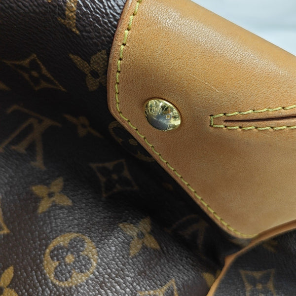 ESTRELA MM Monogram Coated Canvas Brown