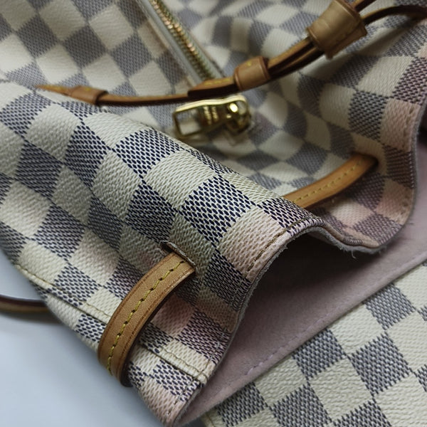 SPERONE Damier Azur Coated Canvas White