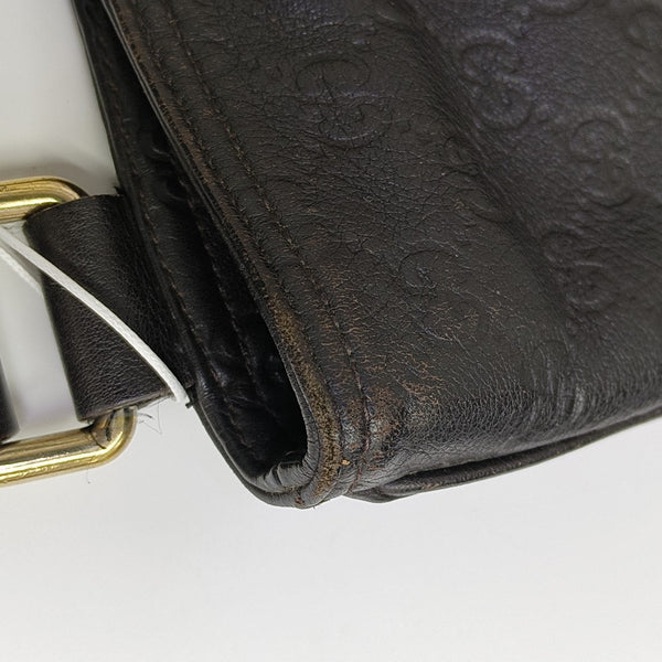 GG Imprime Monogram Calfskin Black