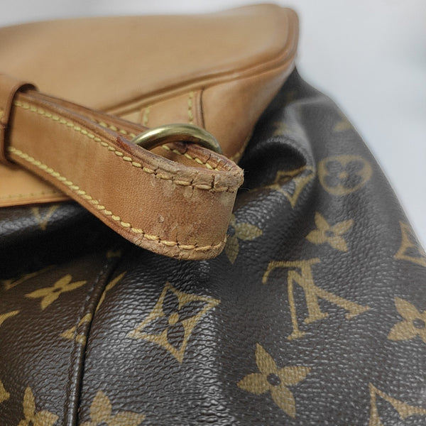 MONTSOURIS GM Monogram Coated Canvas Brown