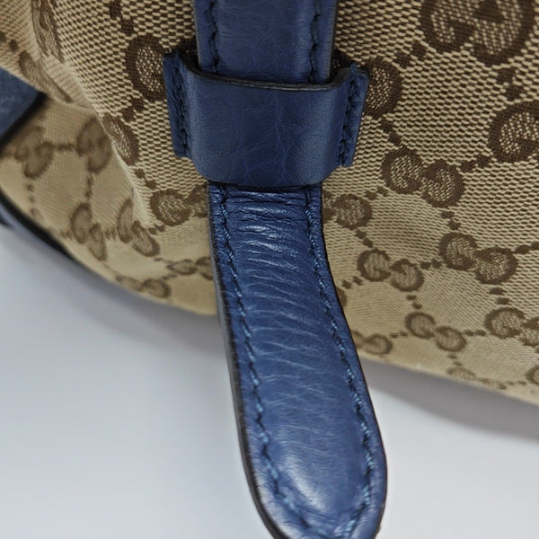 Monogram Canvas Tote Bag Medium Beige