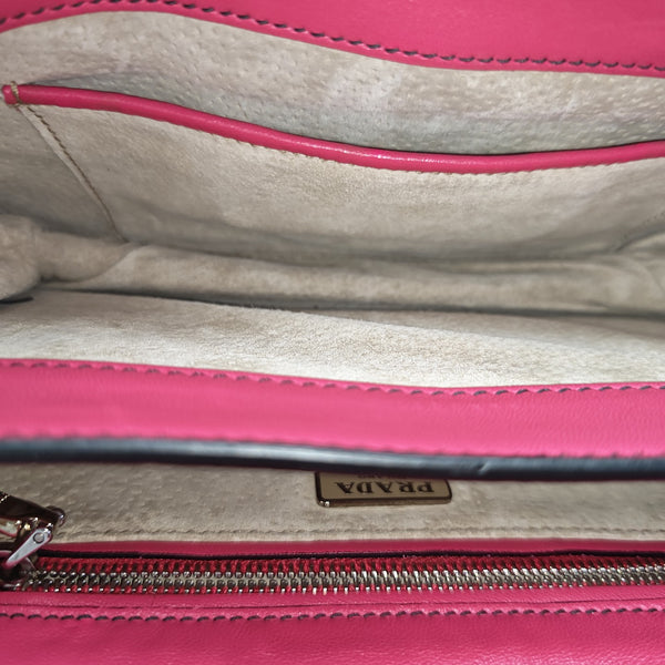 Patent Leather Shoulder Bag Orange