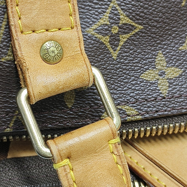 SAC SOUPLE 55 Monogram Coated Canvas Brown