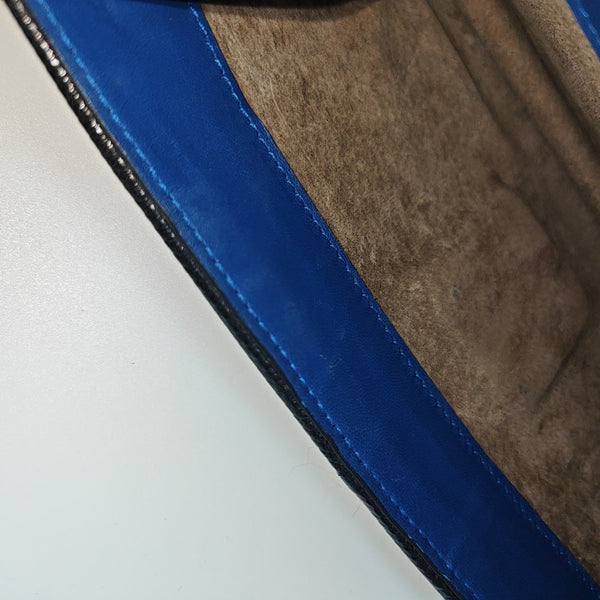 Calfskin Shoulder Bag Blue