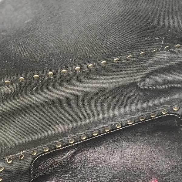 Calfskin Shoulder Bag Black
