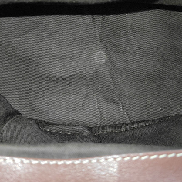 Nylon Top Handle Bag Beige
