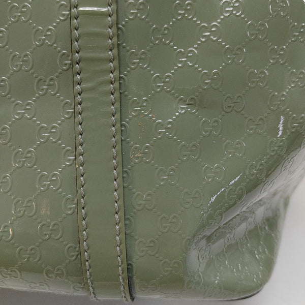 Microguccissima Monogram Calfskin Green