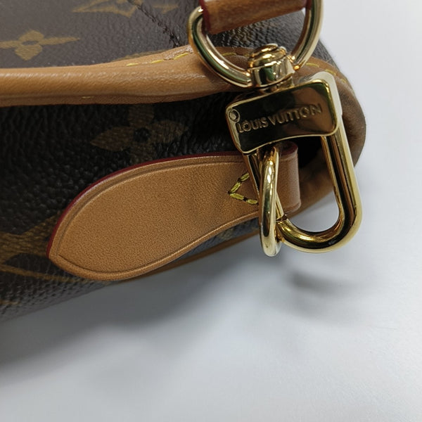 DIANE Monogram Coated Canvas Brown