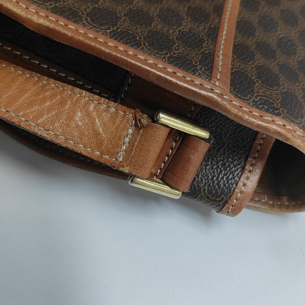 MACADAM CLUTCHES Coated Canvas Brown