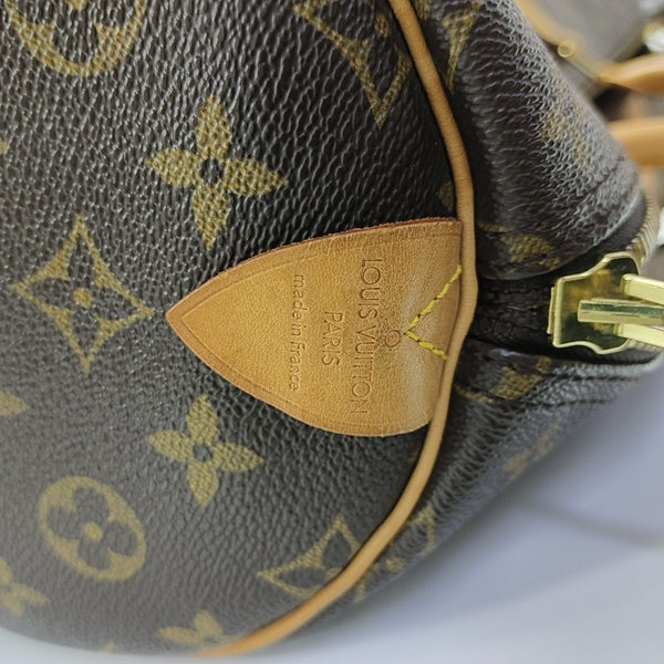 SAC SOUPLE 55 Monogram Coated Canvas Brown