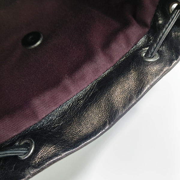MOUNTAIN Quilted Calfskin Black