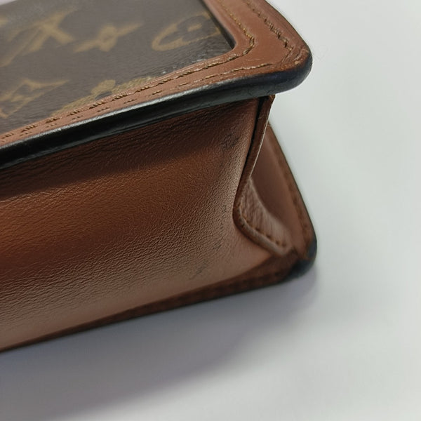 DAUPHINE WOC Monogram Coated Canvas Brown