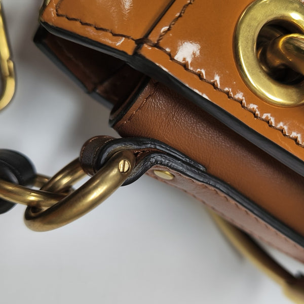 Roy Patent Leather Brown