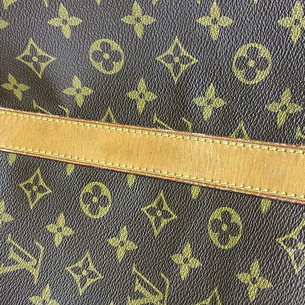 SAC SOUPLE 55 Monogram Coated Canvas Brown