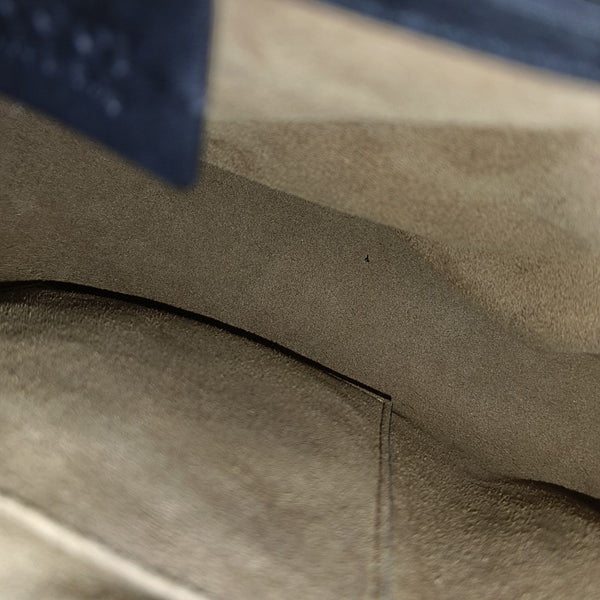 Candado Mediano Monograma Lona Revestida Beige