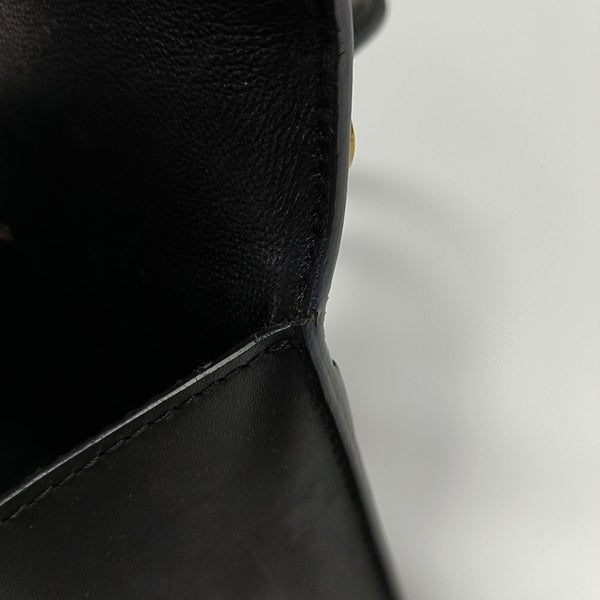 Hourglass S Calfskin Black