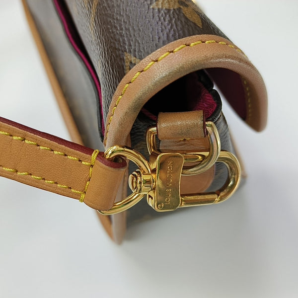 DIANE Monogram Coated Canvas Brown
